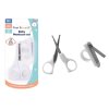 FS729: Baby White Manicure Set Scissors & Clippers
